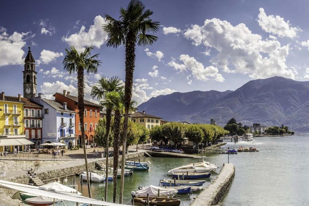 Ascona: Residenza Sabrina,App 2.5 Locali E Piscina Apartment ภายนอก รูปภาพ
