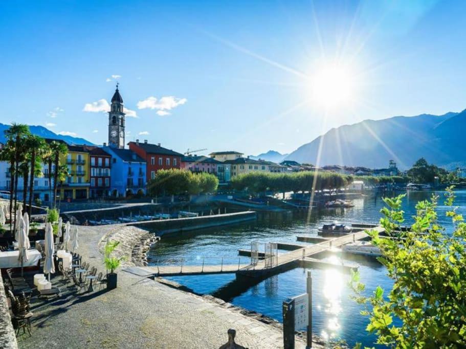 Ascona: Residenza Sabrina,App 2.5 Locali E Piscina Apartment ภายนอก รูปภาพ